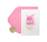 Papyrus Blank Cards with Envelopes, Stack of Macarons (14-Count)