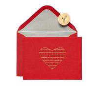 Papyrus Blank Valentines Day Card (Embroidered Heart)