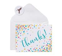 Papyrus Boxed Thank You Cards with Envelopes, Confetti (16-Count) (5868085)