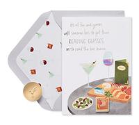 Papyrus Funny Birthday Card (Glasses with Drinks)