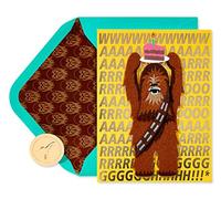 Papyrus Funny Star Wars Birthday Card (Wookie for Happy Birthday)