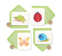 Papyrus Garden Animals Blank Cards with Keepsake Box - Pack of 20