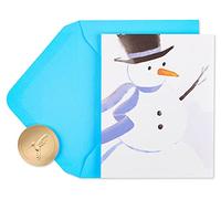Papyrus Holiday Cards Boxed with Envelopes, Happy and Peaceful Season, Snowman (20-Count)