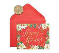 Papyrus Holiday Cards Boxed with Envelopes, Warmest Wishes of the Season, Happy Holidays (20-Count)