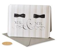 Papyrus LGBTQI Wedding Card for Grooms (Amazing Beginnings)