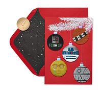 Papyrus Star Wars Christmas Cards Boxed with Envelopes, Merry Force Be with You, Ornaments (8-Count)