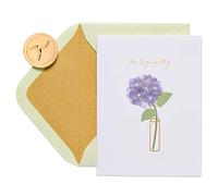 Papyrus Sympathy Card (Floral Vase)