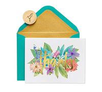 Papyrus Thank You Cards with Envelopes, Botanical Floral (8-Count)