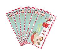 Papyrus Whimsical Christmas Envelope Bundle with Hummingbird Seals - Perfect for Stocking Stuffers, Letters to Santa and More (6-Count)