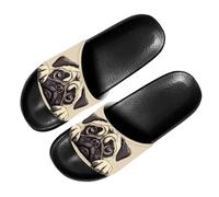 PAQGSREM Colorful Tie Dye Butterfly Mens Womens Slide Sandals Lightweight Open Toe Slippers Comfort Slides for Indoor Outdoor