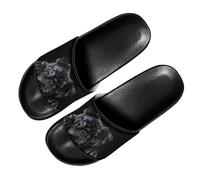 PAQGSREM Colorful Tie Dye Butterfly Mens Womens Slide Sandals Lightweight Open Toe Slippers Comfort Slides for Indoor Outdoor