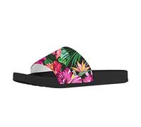 PAQGSREM Colorful Tie Dye Butterfly Mens Womens Slide Sandals Lightweight Open Toe Slippers Comfort Slides for Indoor Outdoor