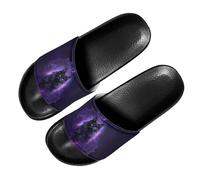 PAQGSREM Colorful Tie Dye Butterfly Mens Womens Slide Sandals Lightweight Open Toe Slippers Comfort Slides for Indoor Outdoor