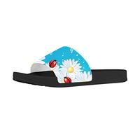 PAQGSREM Colorful Tie Dye Butterfly Mens Womens Slide Sandals Lightweight Open Toe Slippers Comfort Slides for Indoor Outdoor