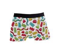 PAQGSREM Men's Boxers Briefs Men Boxer Shorts Mens Trunks Colorful Checkered Flag