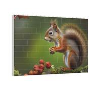 PAQOLSMCKR Building Brick Puzzles Square squirrel Building Block Puzzle Personalized Photo Block Puzzles Brick Puzzle for Adults Home Decor Gift