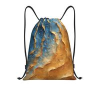 PAQOLSMCKR Drawstring Backpack Sackpack Foldable Shapes in the Sand Backpack String Bag Sports Gym Bag for Women Men