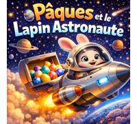 Pâques et le Lapin Astronaute: Livre enfant de Pâques illustré avec histoire spatiale, activités ludiques, coloriages, cherche et trouve, quiz et labyrinthe