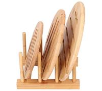 Paquete de 4 salvamanteles con estante para platos, salvamanteles redondos de, alfombrilla caliente para cocina, salvamanteles para platos calientes, olla, cuenco, tetera,