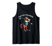 Par for The Horse Funny Golf Golfing Golfer Horse Tank Top