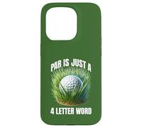 Par Is Just a Four Letter Word Funny Golf Design Case for iPhone 15 Pro