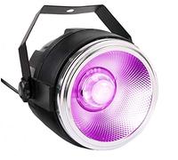 Par LED stage light,TOM 40W RGBW COB par can wash lights with polished aluminum reflector plus small dome len and 7 DMX512 channel stage lighting for wedding/party/theater