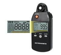 PAR Meter 320-800 nm PPFD Meter Measures PPFD, UVA, and IR Light Intensity, PAR Meter for LED Grow Lights, Quantum PAR Meter Features Data Storage, HOLD/MAX/MIN/AVG, Wavelength Switching Modes