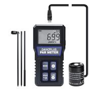 PAR Meter for Reef Tank, Waterproof PAR Meter Aquarium IP68 Quantum Sensor PPFD Meter Data Logger, Full-Spectrum Quantum PAR Meter with 79" Cable and 37" Solid Telescopic Pole Included