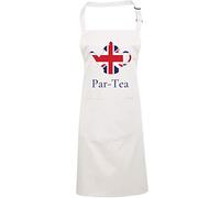 Par-Tea Party Teapot Queens Platinum Jubilee - Apron - Chef Cook Baker