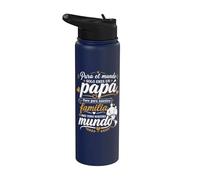 para El Mundo Eres Solo Un Papá Pero para Nuestra Familia Stainless Steel Insulated Water Bottle
