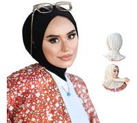 Para Life Snap Instant Hijab-Turban for Women - Black, One Size