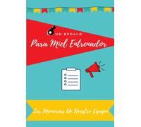 Para mi entrenador : Recuerdos del diario para regalar a tu entrenador