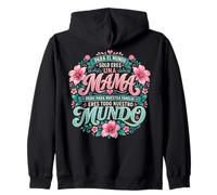 Para Nuestra Familia Eres Todo Mama Quote Graphic Mundo Zip Hoodie