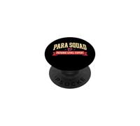 Para Squad Patience Level Expert Funny Paraprofessional Scho PopSockets Adhesive PopGrip