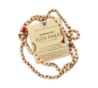 Paraayan Natural Pure Tulsi Mala with 108 Beads for Pooja | 5mm-Beads Size | Craft from Pure Tulsi Beads | Best for Meditation, Jaap Mala | Pack of 1, Tulsi Beads