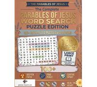Parables of Jesus Christian Word Search Puzzle: for Adults, Teens and Seniors Featuring Bible Stories, Scripture Themes, Large Print Puzzles & Faith-Based Brain Games (Kingdom Word Search Collection)