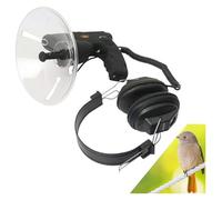 Parabolic Dish Directional Microphone, Parabolic Sound Collecting Dish Bionic Ear Mobile Device, 8X Monocular Sound Amplifier, For Long Distance Listening Birds