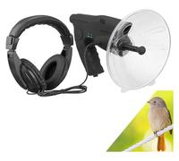 Parabolic Dish Directional Microphone, Sound Amplifier Spy Ear Bionic Listening Device, Long Range Listening Device Up To 300 FT 8X Magnification