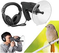 Parabolic Microphone Monocular, Monocular X8 Times Long Distance Hearing Device, Nature Observing Record Listening Observing Device Up To 300 FT Magnification Monocular Sound Amplifier