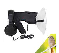 Parabolic Microphone Monocular, Monocular X8 Times Long Distance Hearing Device, up to 300 FT Magnification Monocular Sound Amplifier, Nature Observing Record Listening O