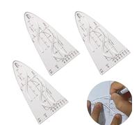 Parabolic Template Maths, Parabolic Stencil, Cosine Ruler for Mathematical Functions, Parabola, Parabola Ruler, for Teachers, Students, Office, Designer Painting, Normal Parabola Stencil, Pack of 3