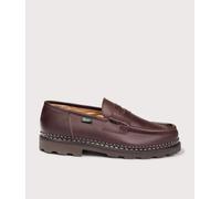 Paraboot Men's Loafers Reims Marche Smooth Leather Cafe UK 10