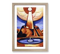 Paracelsus by Marsden Hartley Framed Print | A2 Oak Framed Wall Art | Ready to Hang | Modern Nature Picture | Living Room Bedroom Lounge Office