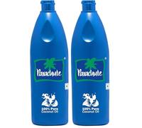 Parachute 100% Pure and Natural Unrefined Coconut Oil No Chemicals & Added Preservatives Bottle (500ml) (Pack of 2)
