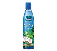 Parachute Advansed Aloe Vera Enriched Coconut Hair Oil Gold | 5X Aloe Vera | Makes Hair Sooperr Soft | 225ml