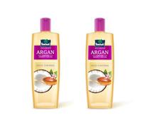 Parachute Argan Enriched Coconut Hair Oil 200ml | Nourishing Hair Oil for Smooth, Shiny & Strong Hair | Non-Sticky, Lightweight Hair Care (Pack of 2)
