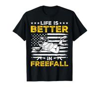 Parachute Military Skydiving Airborne Paratrooper T-Shirt