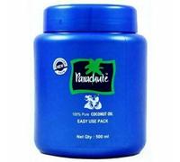 Parachute Pure Coconut Hair Oil 500ml Jar, Natural Extract, Long-Lasting Freshness, Aromatic, Suitable for All Ages, Promotes Hair Growth, Vitamin E for Hair and Scalp Health (Pack of 1)