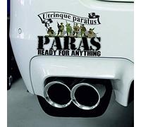 Parachute Regiment Bumper Sticker Paras Ready for Any Thing Airborne Infantry Regiment