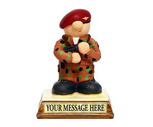 Parachute Regiment Gift - Personalised. The Paras Present Soldier British Army Military Birthday Passing Out Graduation Retirement Fathers Day Recruit for Him Men Dad Son Airborne Infantry 2 3 4 para